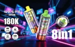 180k Vape Waspe Crystal 8 In 1 Disposable Device