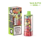 180k Vape Waspe Crystal 8 In 1 Flavors Einweg Blackberry Ice Double Apple Black Dragon Strawberry Kiwi 2 Disposable Devi