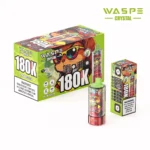 180k Vape Waspe Crystal 8 In 1 Flavors Einweg Blackberry Ice Double Apple Black Dragon Strawberry Kiwi 4 Disposable Devi