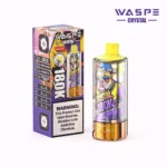 180k Vape Waspe Crystal 8 In 1 Flavors Einweg Blue Razzlemonade Cherry Lemon Blueberry Ice Watermelon Peach Disposable D