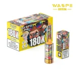 180k Vape Waspe Crystal 8 In 1 Flavors Einweg Strawberry Banana Mango Peach Triple Berries Pineapple Disposable Device