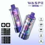 180k Vape Waspe Crystal 8 In 1 Flavors Einweg Strawberry Red Bull Cherry Cola Lemon Tropical Fruit 3 Disposable Device