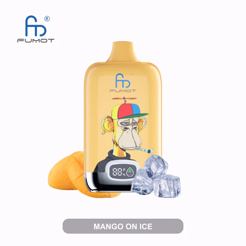 Fumot Digital Box 12000 Puffs – Einweg Vape Mango On Ice 1 Disposable Device