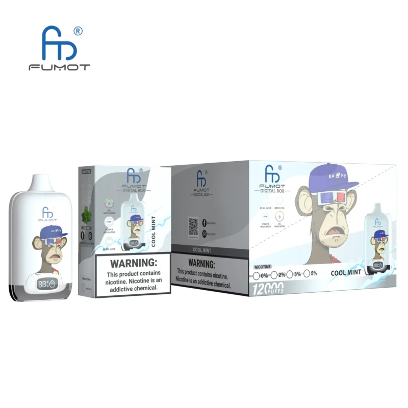 Fumot Randm Digital Box Cool Mint 3 Disposable Vape Device