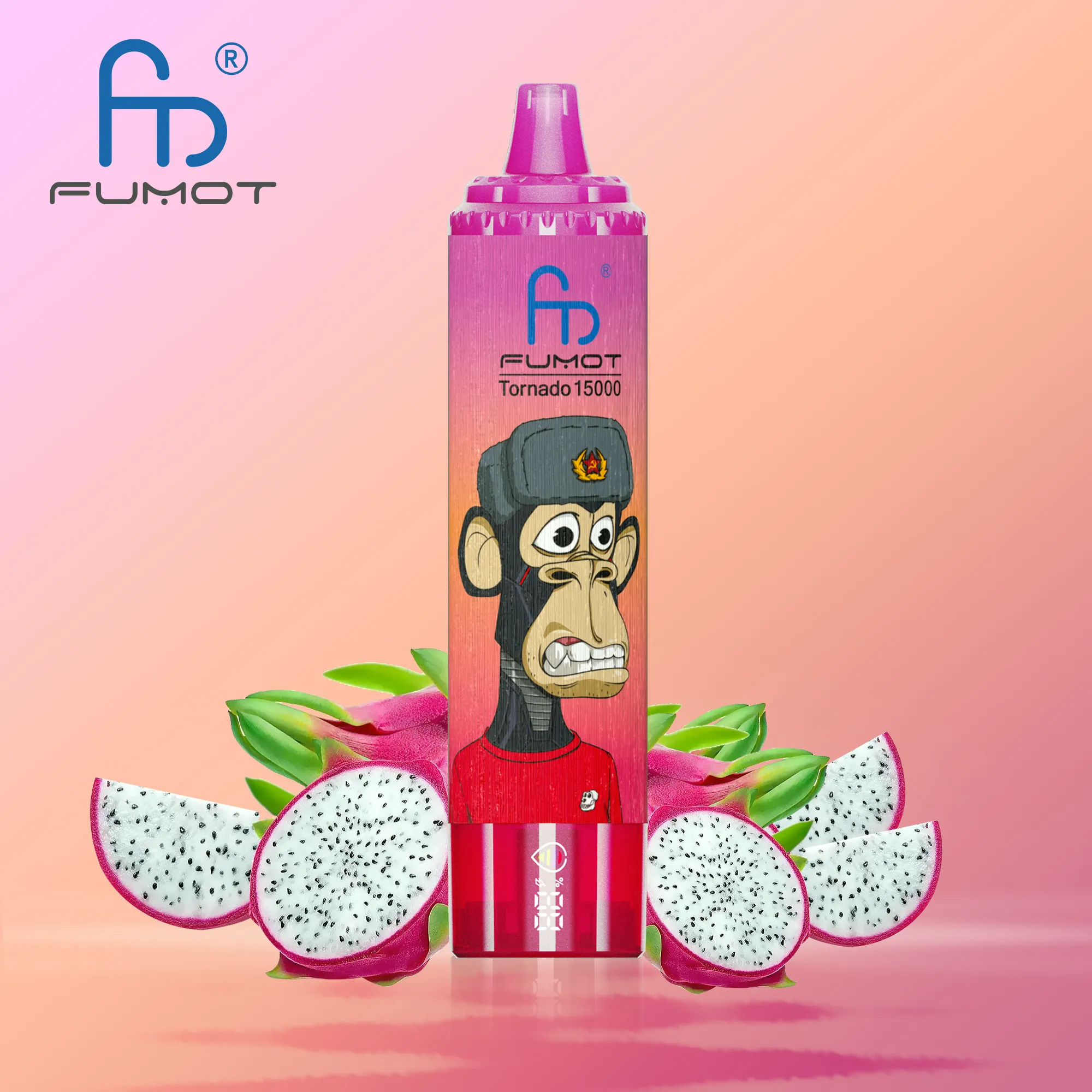 Fumot Randm Tornado 15000 Puffs Einweg Vape Dragon Fruit 3 Disposable Device