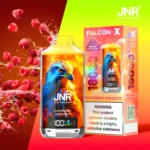 Jnr Falcon X 18000 18k Puffs Einweg Vape Raspberry Rhubarb Disposable Device