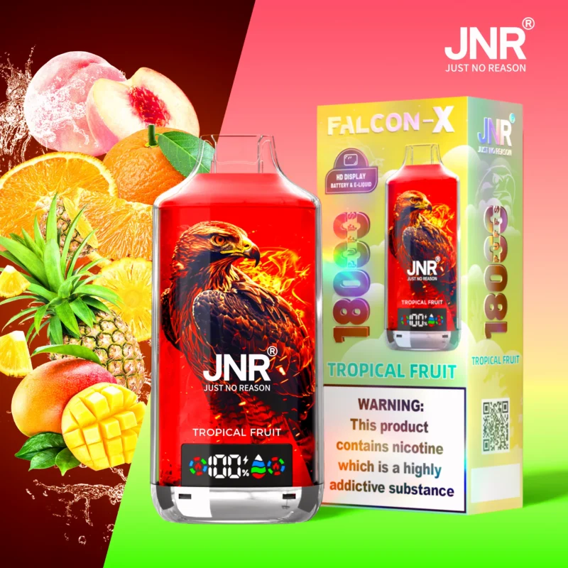 Jnr Falcon X 18000 18k Puffs Einweg Vape Tropical Fruit Disposable Device