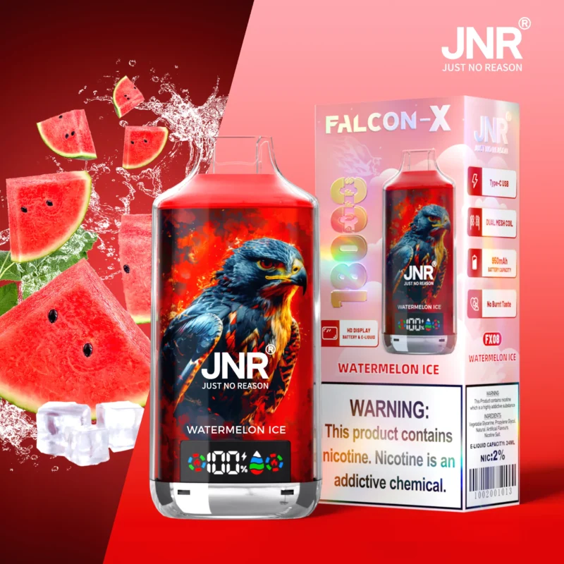 Jnr Falcon X 18000 18k Puffs Einweg Vape Watermelon Ice Disposable Device