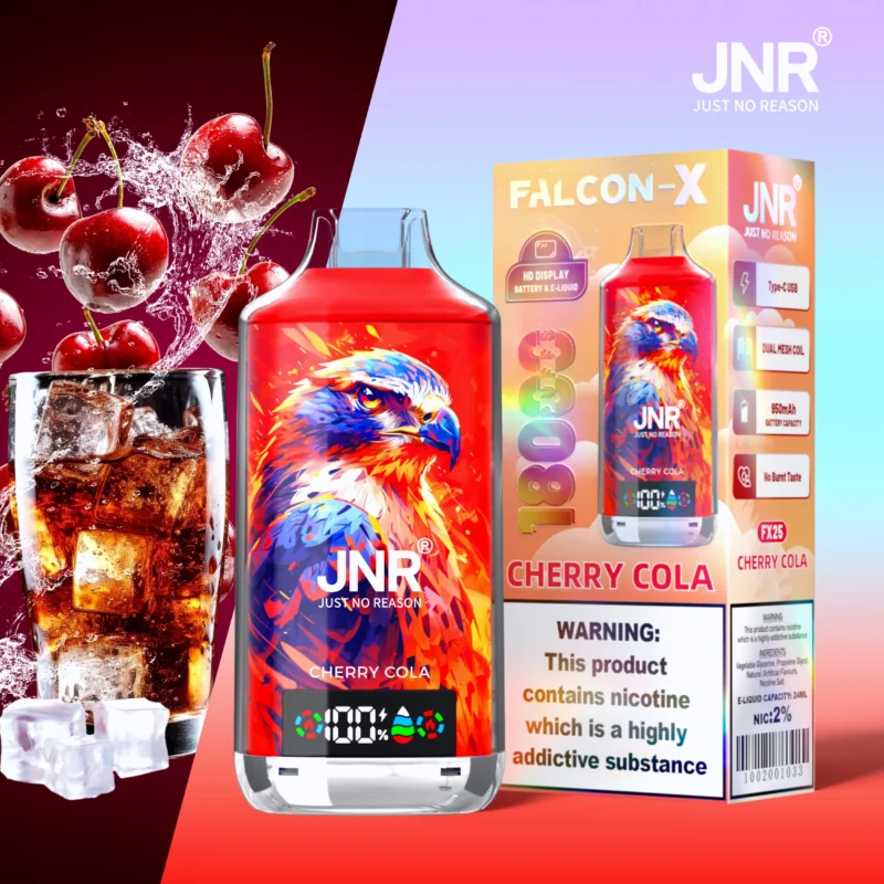 Jnr Falcon X 18000puffs Einweg Vape Cherry Cola Disposable Device