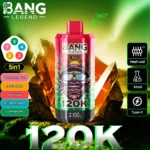 Puff 120k Bang Legend Disposable Vape Watermelon Ice Mixed Berries Apple Pear Blueberry Mint Summer Time.jpg Disposable Devi