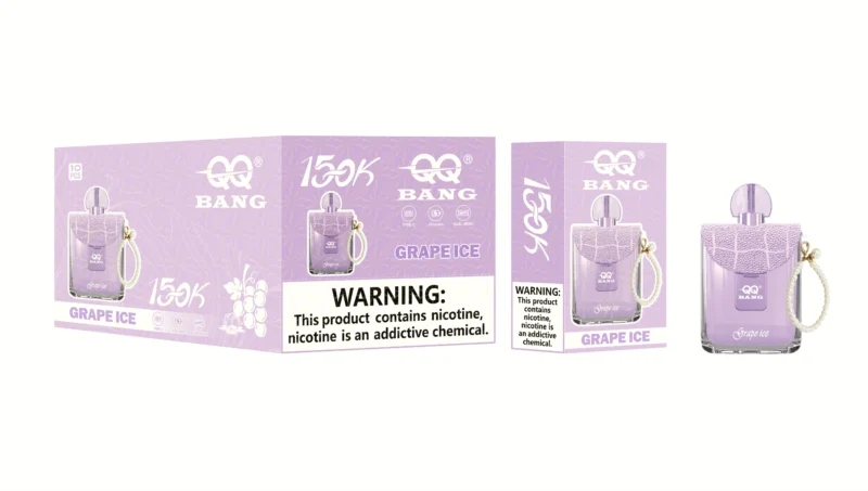 Qq Bang 150k 150000 Puffs Perfume Einweg Vape Grape Ice 2 Disposable Device