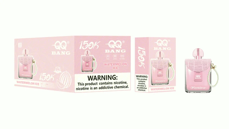 Qq Bang 150k 150000 Puffs Perfume Einweg Vape Watermelon Ice 2 Disposable Device