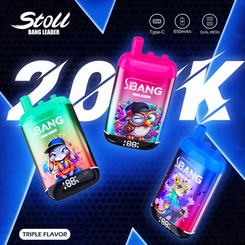 Stoll Bang Leader 200k Puffs Einweg Vape 3 In 1 Flavors 2 Disposable Device