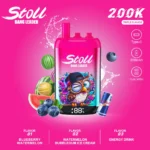 Stoll Bang Leader 200k Puffs Einweg Vape 3 In 1 Flavors Blueberry Watermelon Bubblegum Ice Cream Energy Drink Disposable detail