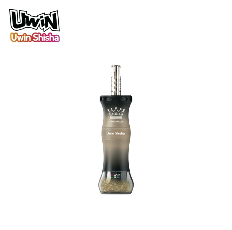 Uwin Shisha 300,000 (300k) Puffs Disposable Vape Dtl Hookah Cherry Fizzy 3 Disposable Device