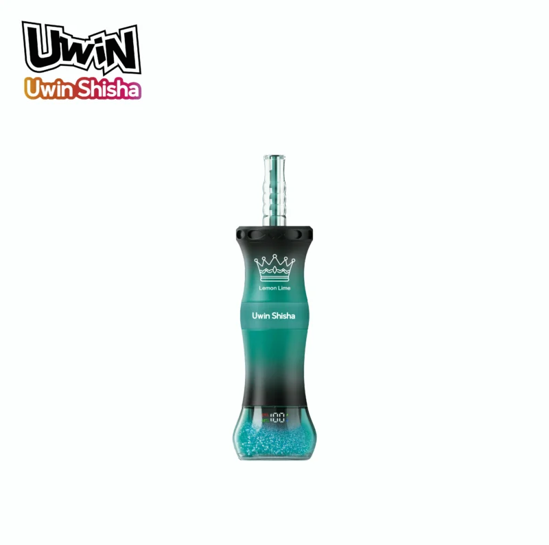 Uwin Shisha 300,000 300k Puffs Disposable Vape Dtl Hookah Lemon Lime 2 Disposable Device