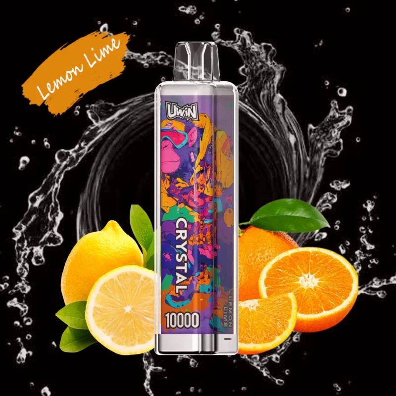 Uwin Crystal 10000 10k Puffs Einweg Vape Lemon Lime Disposable Device