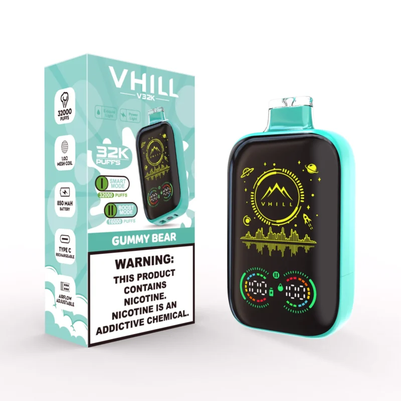 Vhill V32k 32000 Puffs Einweg Vape Eu Warehouse Gummy Bear Disposable Device