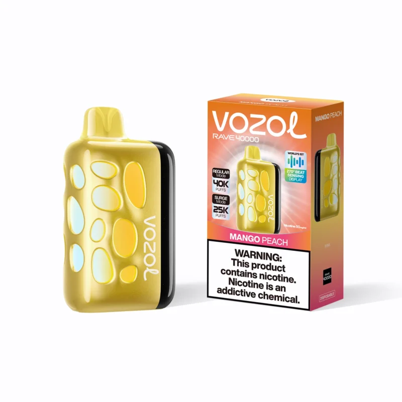 Vozol Rave 40000 Puffs Einweg Vape Mango Peach 3 Disposable Device