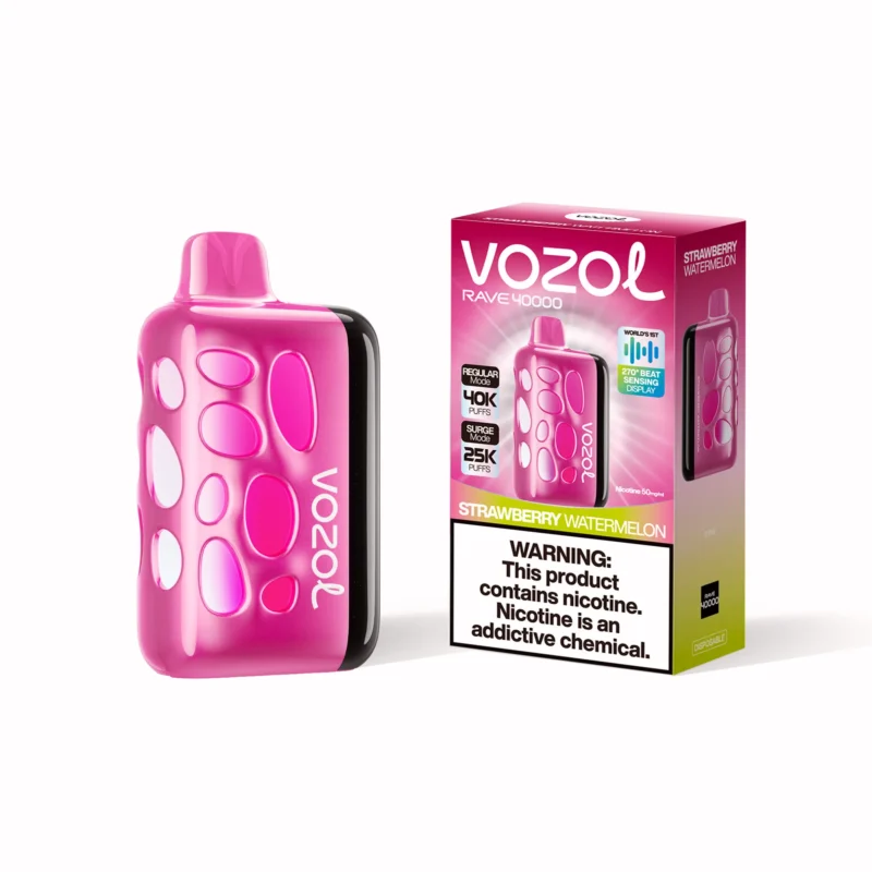 Vozol Rave 40000 Puffs Einweg Vape Strawberry Watermelon 3 Disposable Device