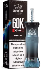 Al Fakher Crown Bar E Pipe X 60,000 Puffs Berry Ice Disposable Vape Device