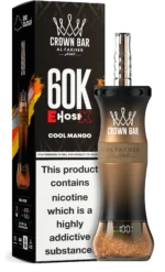 Al Fakher Crown Bar E Pipe X 60,000 Puffs Disposable Vape Cool Mango Disposable Device