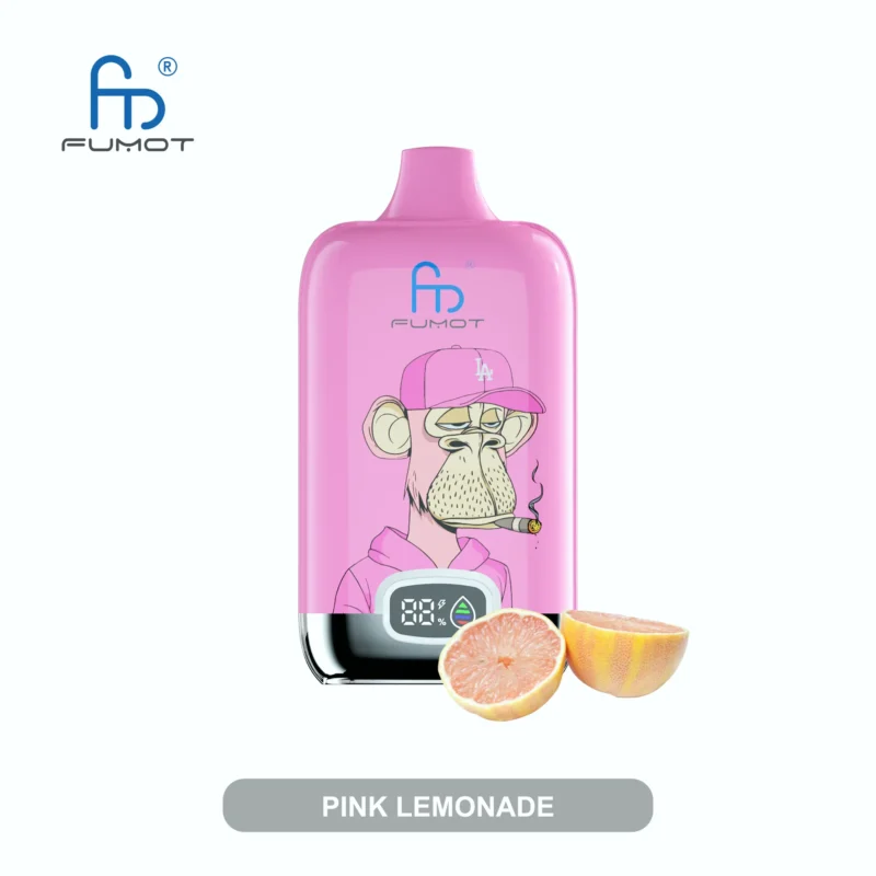 Fumot Randm Digital Box 12000puffs Einweg Vape Pink Lemonade Disposable Device