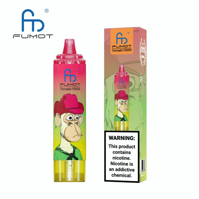 Fumot Randm Tornado 15000 Puffs Einweg Vape Apple Peach Pear Disposable Device