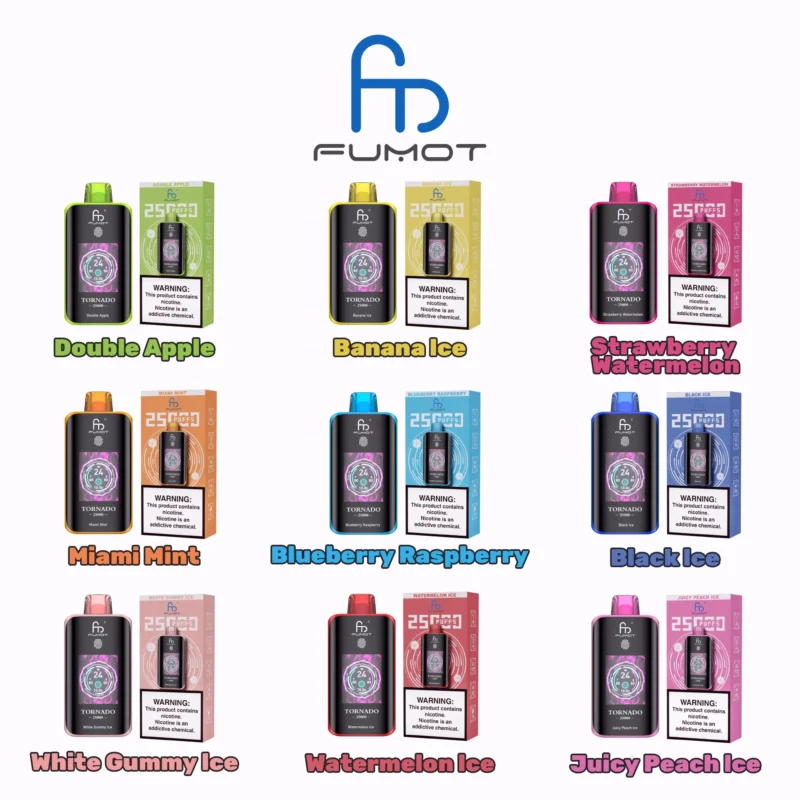 Fumot Tornado 25000 25k Puffs Einweg Vape 2 Disposable Device