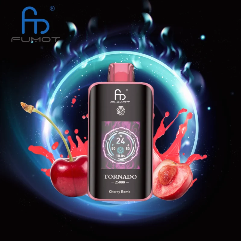 Fumot Tornado 25000 25k Puffs Einweg Vape Cherry Bomb Disposable Device