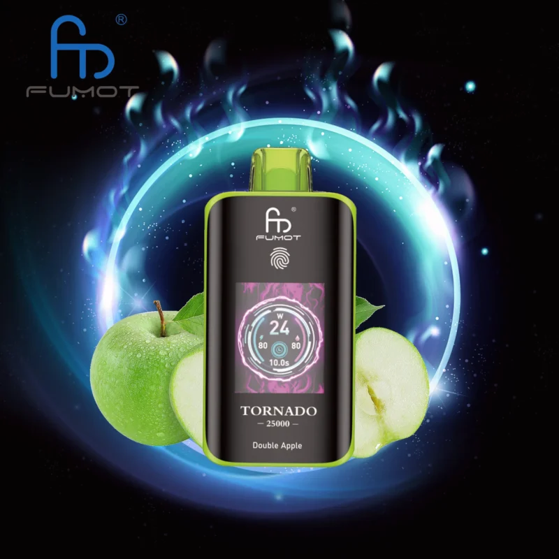 Fumot Tornado 25000 25k Puffs Einweg Vape Double Apple Disposable Device