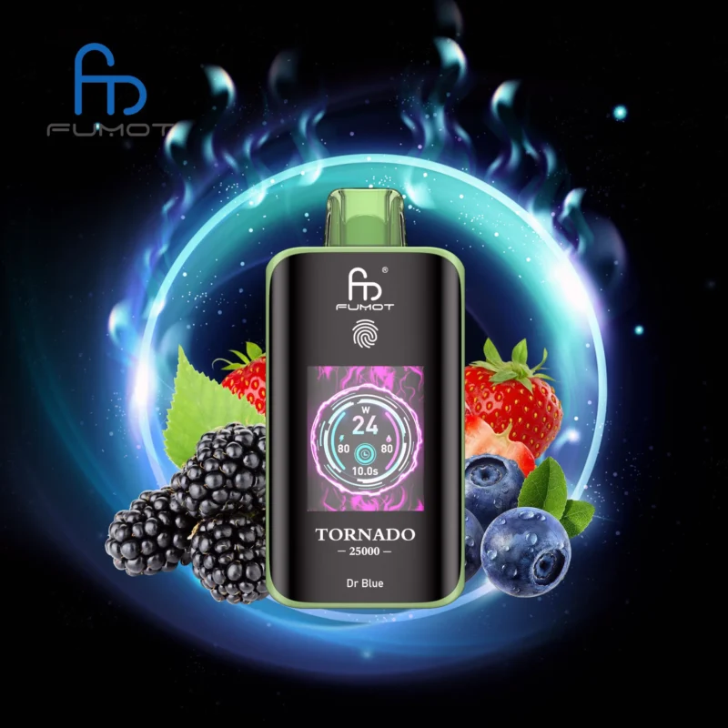 Fumot Tornado 25000 25k Puffs Einweg Vape Dr Blue Disposable Device