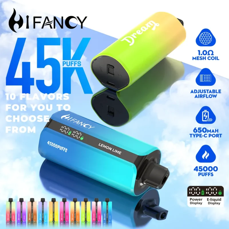 Hifancy Dream 45000 Puffs Einweg Vape Disposable 2 Device