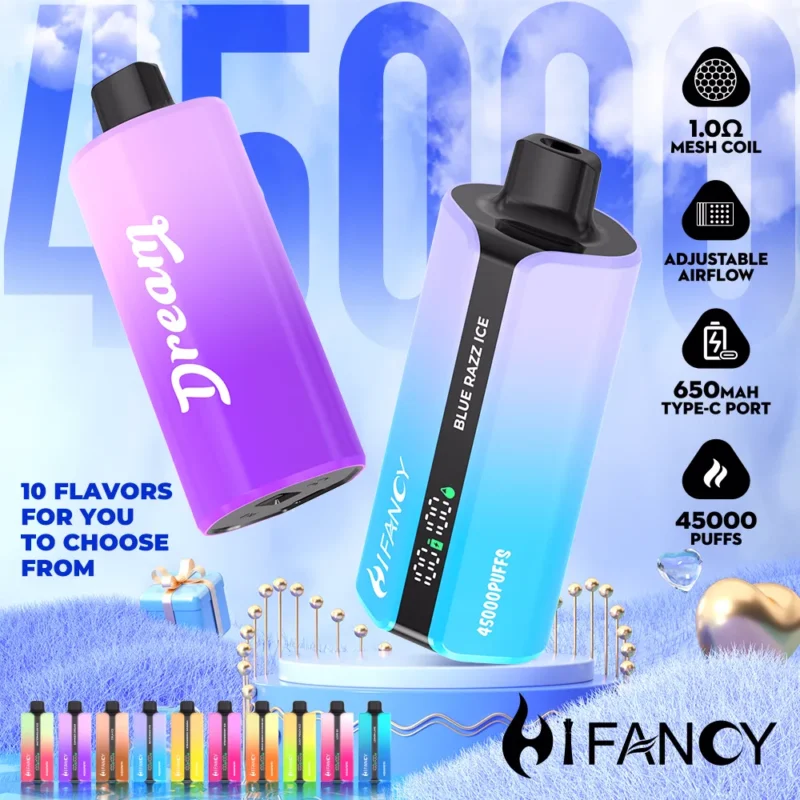Hifancy Dream 45000 Puffs Einweg Vape Lemon Lime 2 Disposable Device