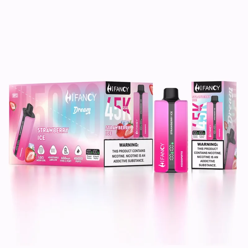 Hifancy Dream 45000 Puffs Einweg Vape Strawberry Ice 2 Disposable Device
