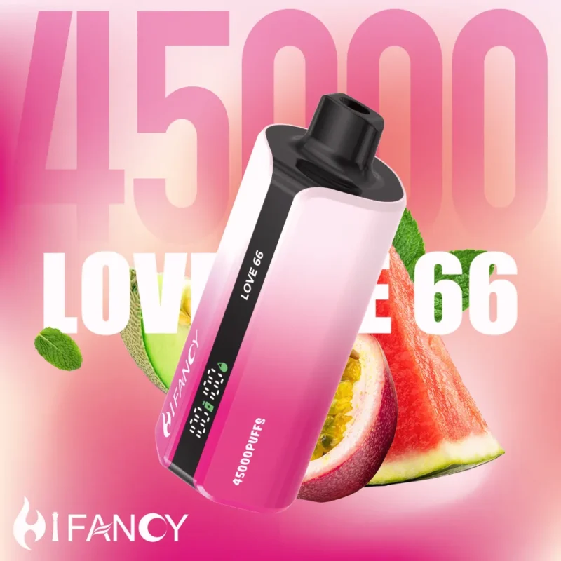 Hifancy Dream 45000 Puffs Einweg Vape Love66 Watermelon Honeydewmelon Passion Fruit Mint Disposable Device