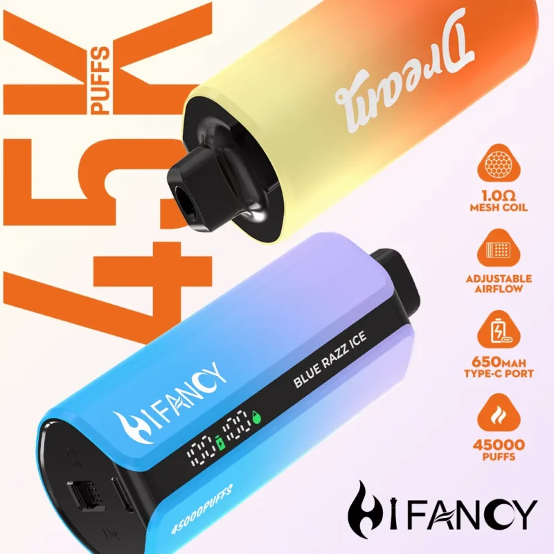 Hifancy Dream 45000puffs Einweg Vape Puffs Disposable 3 Device