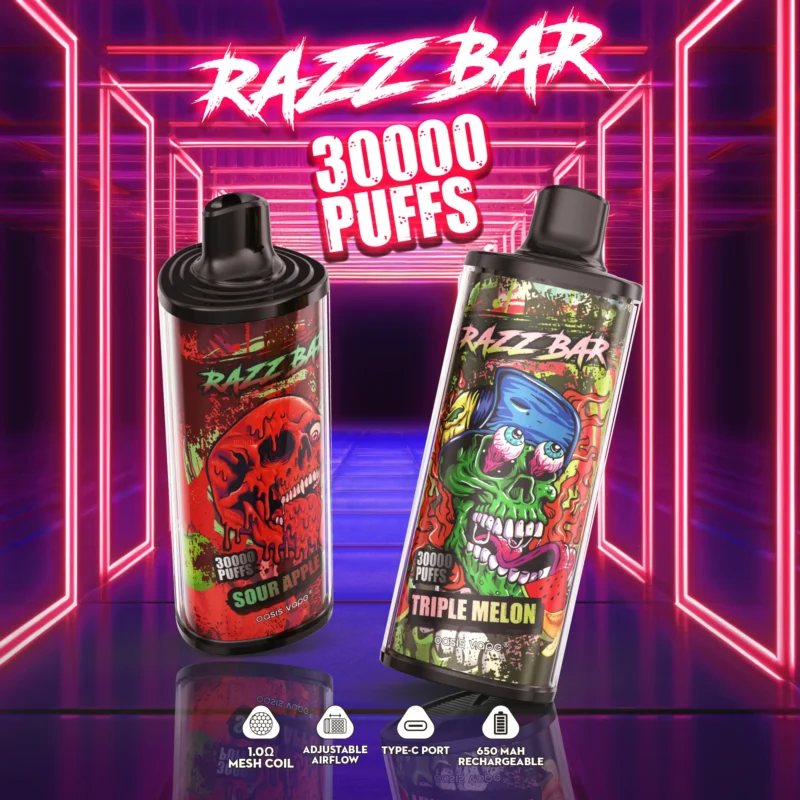 Razz Bar 30000 Puffar Eu Warehouse 2 Disposable Vape Device