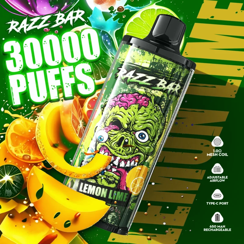 Razz Bar 30000 Puffar Eu Warehouse 4 Disposable Vape Device