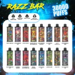 Razz Bar 30000 Puffar Flavors List Disposable Vape Device