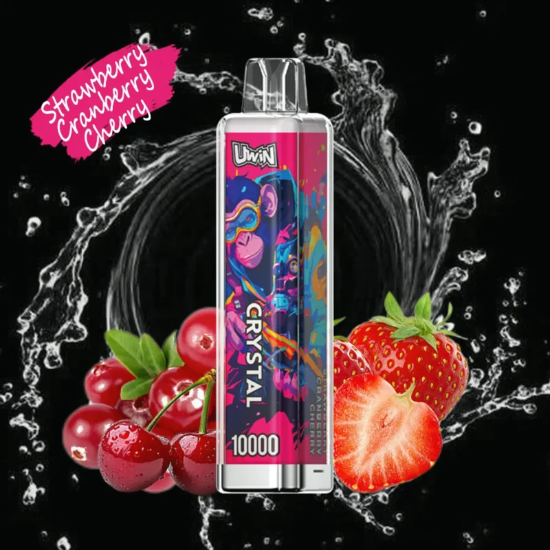 Uwin Crystal 10000 Puffs Einweg Vape Strawberry Cranberry Chery Disposable Device