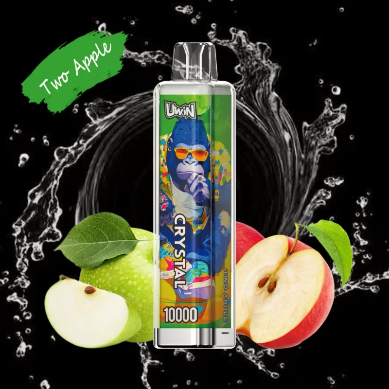 Uwin Crystal 10000 Puffs Einweg Vape Two Apple Disposable Device