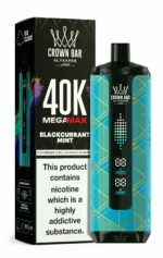Al Fakher Mega Max 40000 Puffs Einweg Vape Blackcurrant Mint Disposable Device