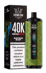 Al Fakher Mega Max 40000 Puffs Einweg Vape Blue Razz Blast Disposable Device