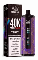 Al Fakher Mega Max 40000 Puffs Einweg Vape Blueberry Mint Disposable Device