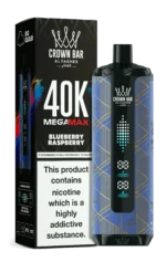 Al Fakher Mega Max 40000 Puffs Einweg Vape Blueberry Raspberry Disposable Device