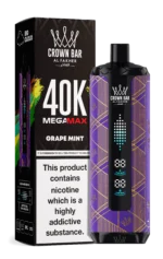 Al Fakher Mega Max 40000 Puffs Einweg Vape Grape Mint Disposable Device