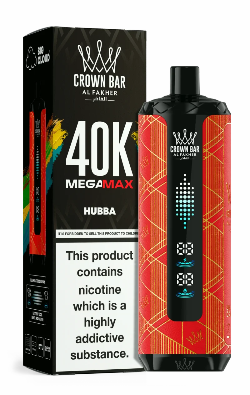 Al Fakher Mega Max 40000 Puffs Einweg Vape Hubba Disposable Device