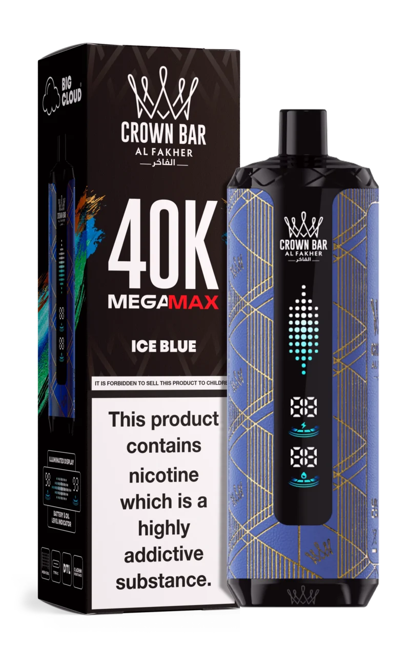Al Fakher Mega Max 40000 Puffs Einweg Vape Ice Blue Disposable Device