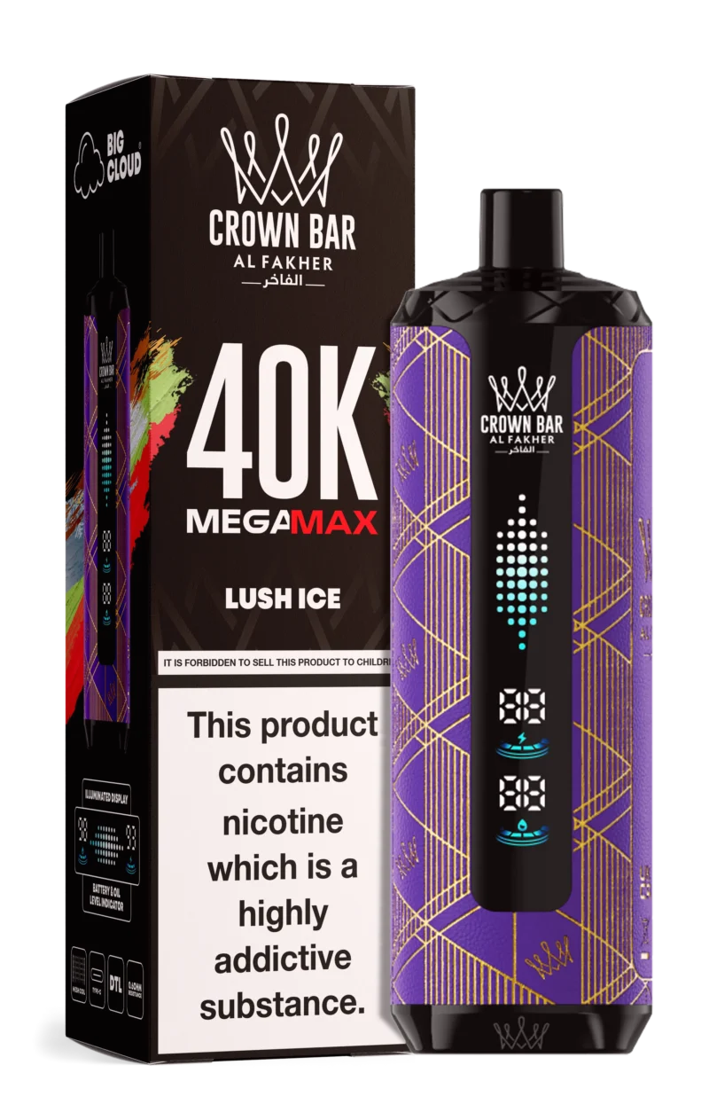 Al Fakher Mega Max 40000 Puffs Einweg Vape Lush Ice Disposable Device